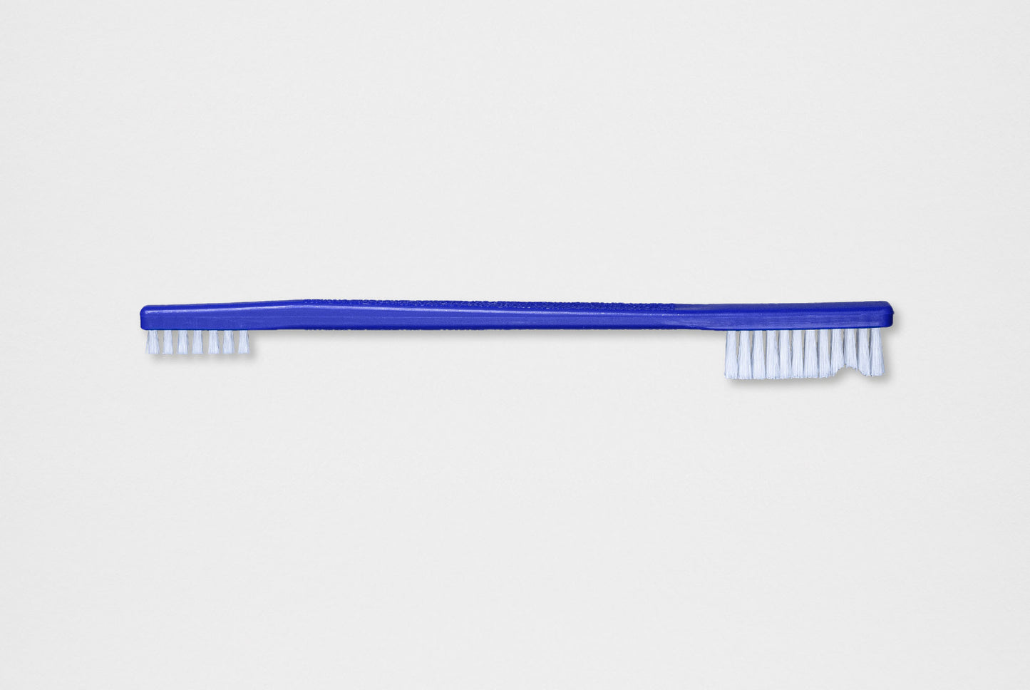 stericlin Reinigungsbürste für Oberflächen zur manuellen (Vor-) Reinigung doppelseitig / mittelharte Kunststoffborsten, Kunststoffgriff (blau)  Länge: 175 mm, Bürstenkopf 25 / 35 mm