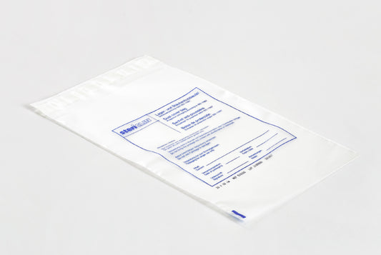Staubschutzbeutel 200 x 300 + 50 mm stericlin aus PE transparent, Preis/VE = 1000 St.