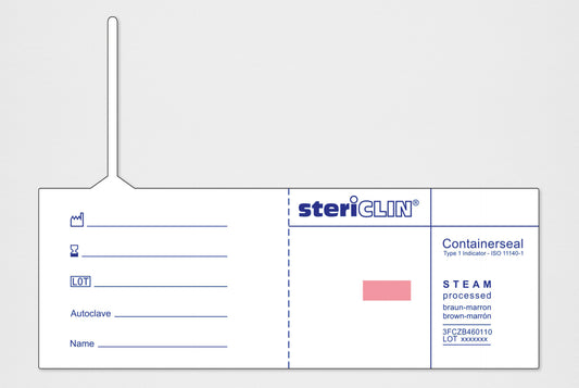 Stericlin® Containerseal weiß aus sterilisationsfestem Spezialkarton